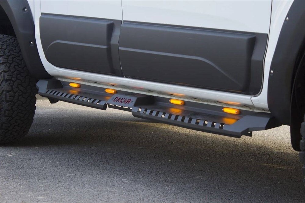 Isuzu D-Max Dakar Yan Basamak Siyah V2 Işıklı 2012-2020 Arası