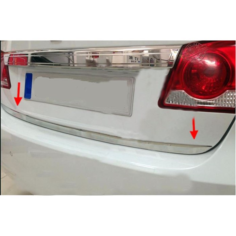 Markadan Chevrolet Cruze Sedan Krom Bagaj Alt Çıta 2009-2016 Paslanmaz Çelik