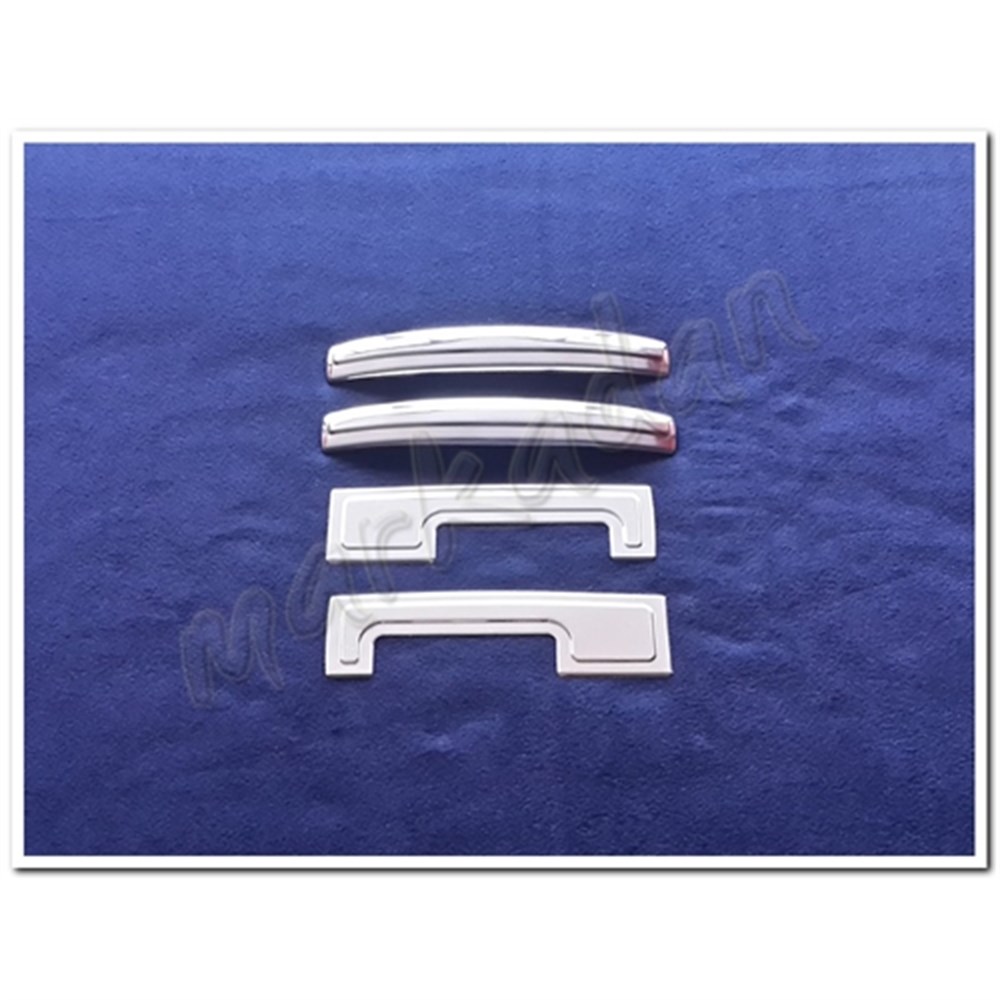 Markadan Dacia Dokker Desenli Krom Kapı Kolu 2012-2021 4 Kapı Paslanmaz Çelik