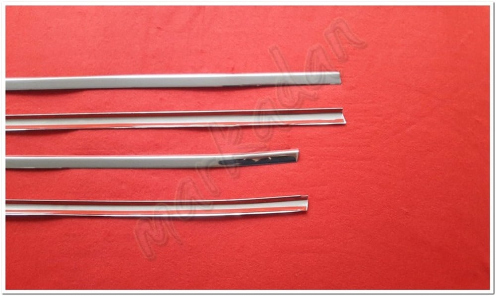 Markadan Dacia Duster Krom Cam Çıtası 2018-2024 4 Parça Paslanmaz Çelik