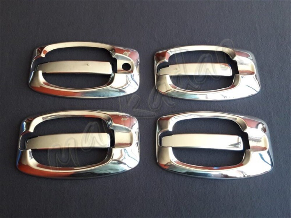 Markadan Fiat Ducato Krom Kapı Kolu 2006-2014 4 Kapı 8 Parça Paslanmaz Çelik