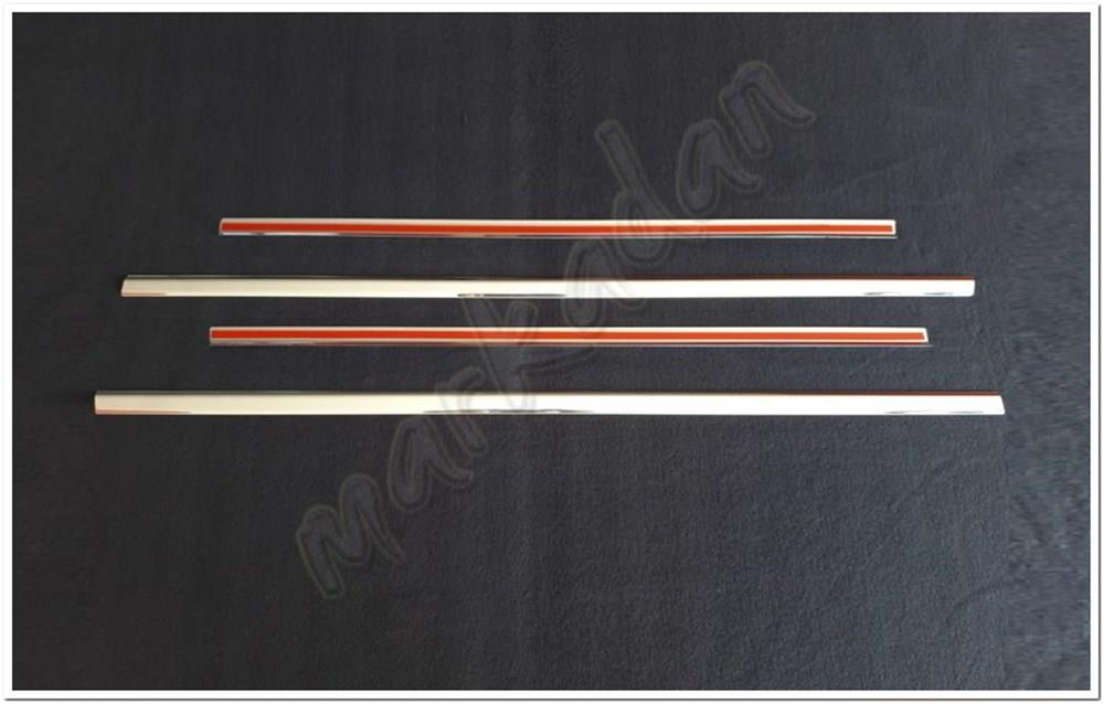 Markadan Mazda 3 Sedan Krom Cam Çıtası 2003-2009 4 Parça Paslanmaz Çelik