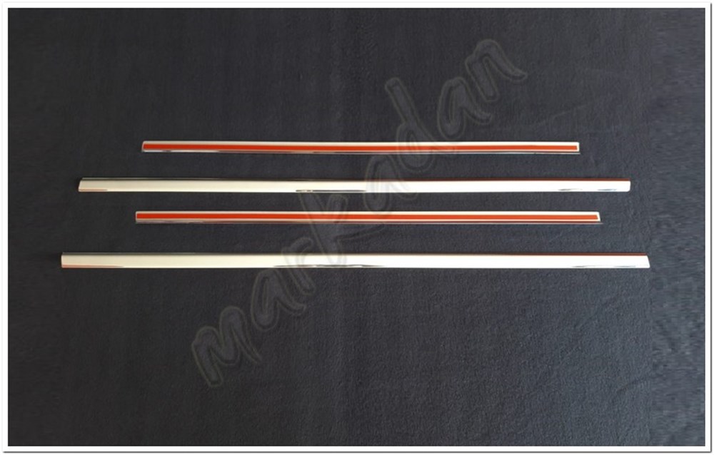 Markadan Ford Focus Sedan Krom Cam Çıtası 2005-2011 4 Parça Paslanmaz Çelik