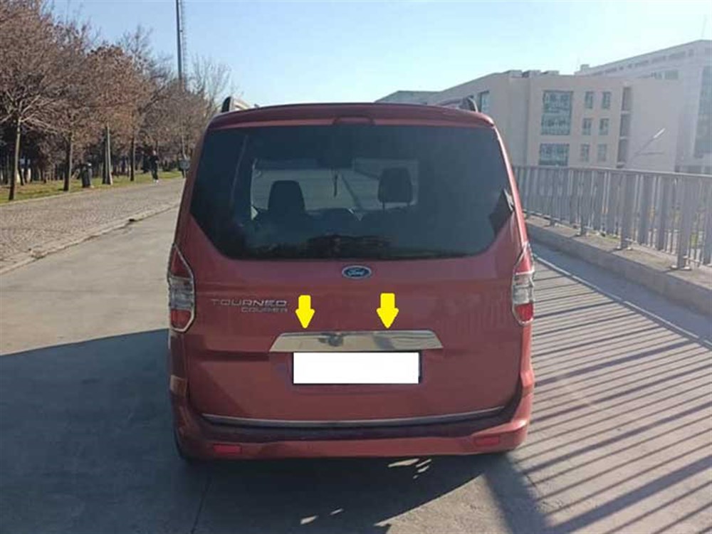 Markadan Ford Tourneo Courier Krom Bagaj Çıtası 2014-2023 Paslanmaz Çelik