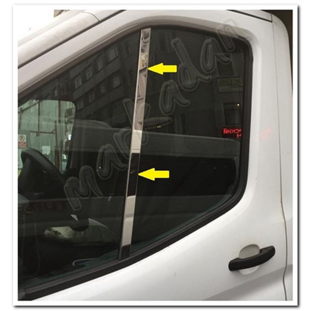 Markadan Ford Transit Kelebek Cam Direği 2014 Sonrası 2 Parça Paslanmaz Çelik