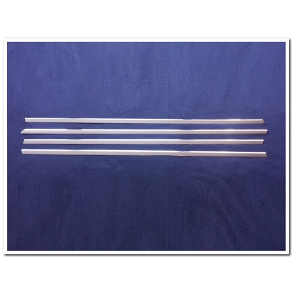 Markadan Mercedes C W204 Krom Cam Çıtası 2007-2014 4 Parça Paslanmaz Çelik