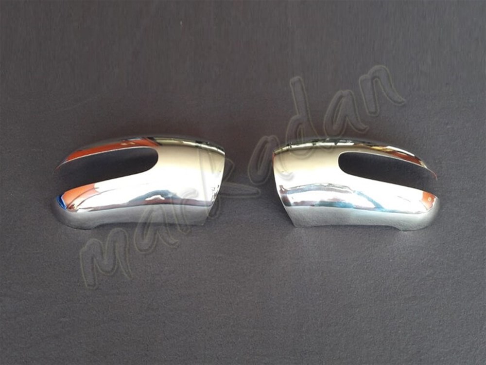 Markadan Mercedes ML W164 Krom Ayna Kapağı 2005-2011 2 Parça Paslanmaz Çelik