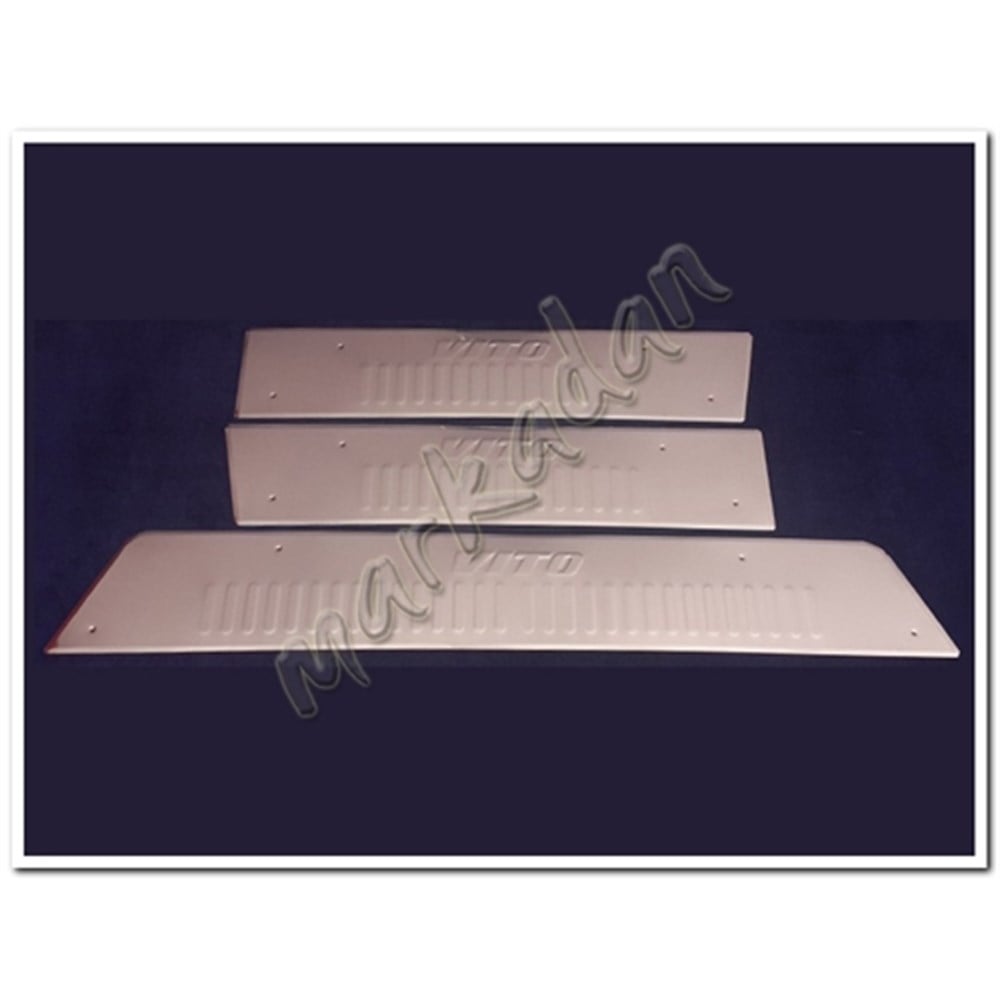 Markadan Mercedes Vito Krom Kapı Eşiği 2014 Sonrası 3 Parça Paslanmaz Çelik