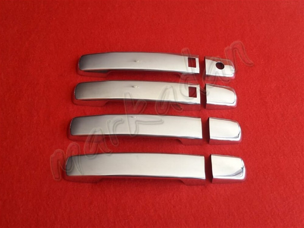 Markadan Nissan Qashqai Sensörlü Krom Kapı Kolu 2007-2014 4 Kapı Paslanmaz Çelik