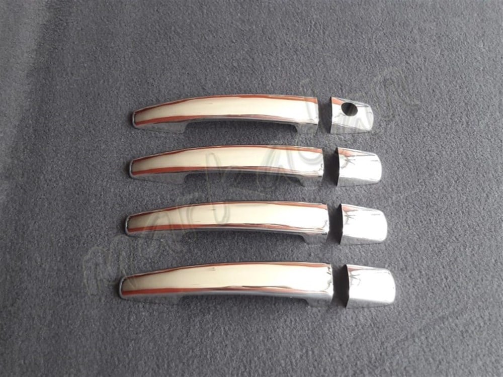 Markadan Peugeot 208 Krom Kapı Kolu 2013-2020 4 Kapı Paslanmaz Çelik