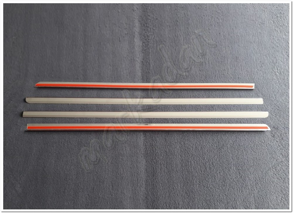 Markadan Renault Clio Symbol Krom Cam Çıtası 1999-2009 4 Parça Paslanmaz Çelik