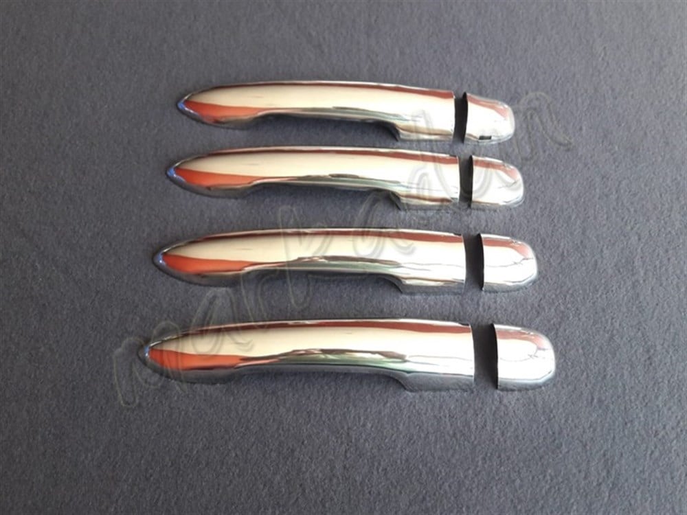 Markadan Renault Megane 2 Krom Kapı Kolu 2004-2010 4 Kapı Paslanmaz Çelik