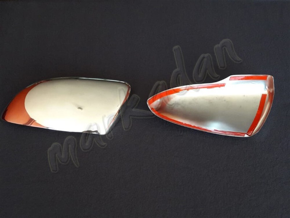 Markadan VW Golf 6 Krom Ayna Kapağı 2009-2012 2 Parça Paslanmaz Çelik
