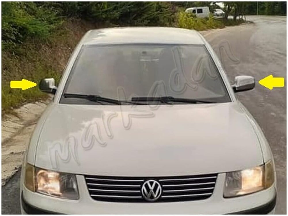 Markadan VW Passat 3B Krom Ayna Kapağı 1997-2004 2 Parça Abs Krom