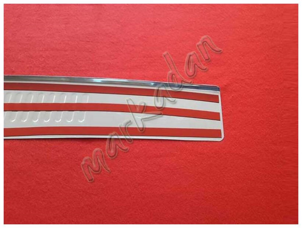 Markadan VW T4 Caravelle Krom Arka Tampon Eşiği 1995-2003 Paslanmaz Çelik