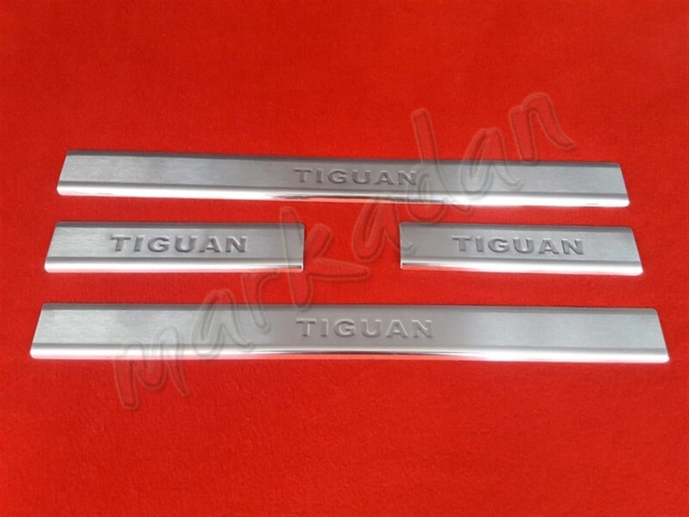 Markadan VW Tiguan Kapı Eşiği 2015 Sonrası 4 Parça Paslanmaz Çelik