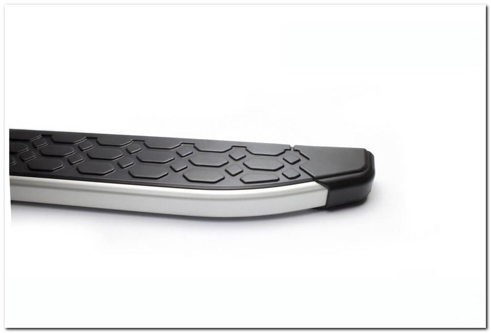 Omsa Line Fiat Doblo 2000-2009 Blackline Mat Alüminyum Alınlı Yan Basamak