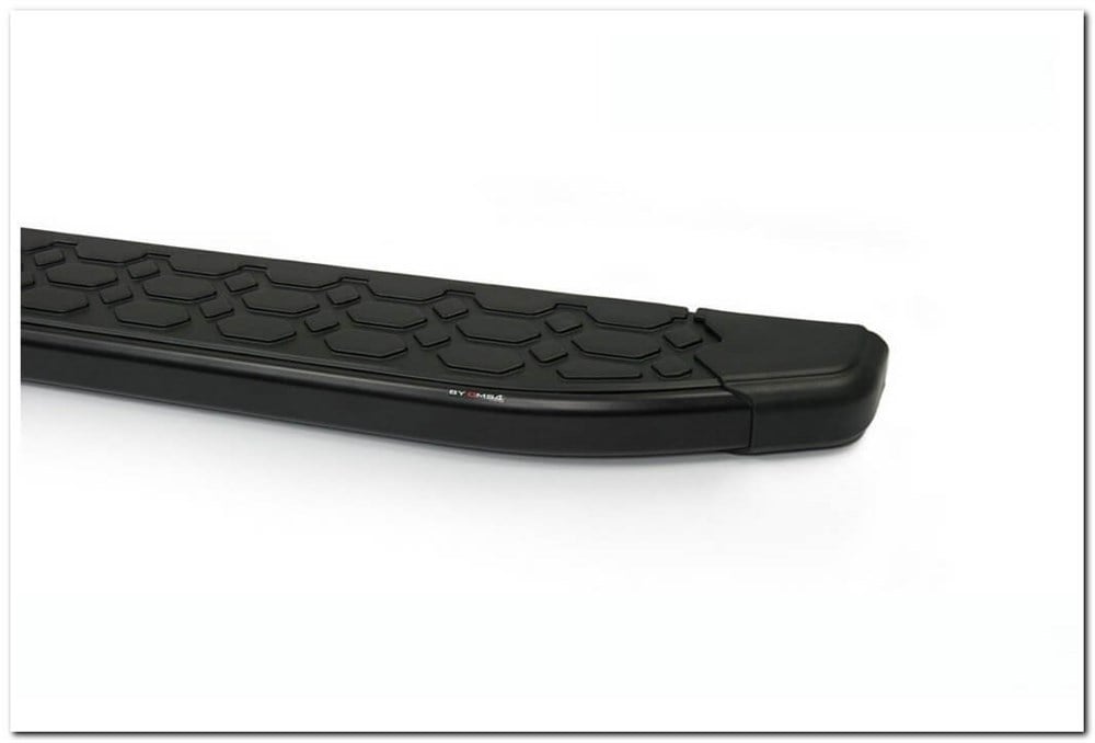 Omsa Line Fiat Doblo 2000-2009 Blackline Mat Siyah Alüminyum Alınlı Yan Basamak
