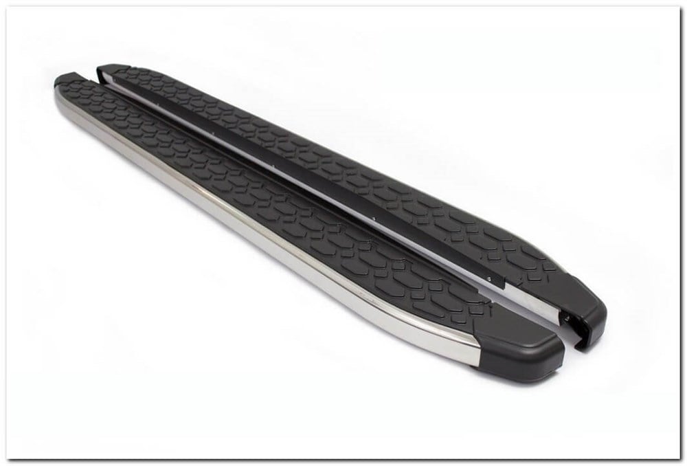 Omsa Line Fiat Doblo 2000-2009 Blackline Krom Alınlı Yan Basamak