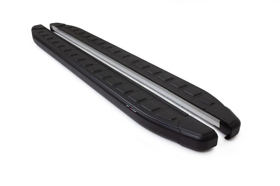 Omsa Line Ford Ranger 2011-2021 Proside Mat Siyah Alüminyum Alınlı Yan Basamak