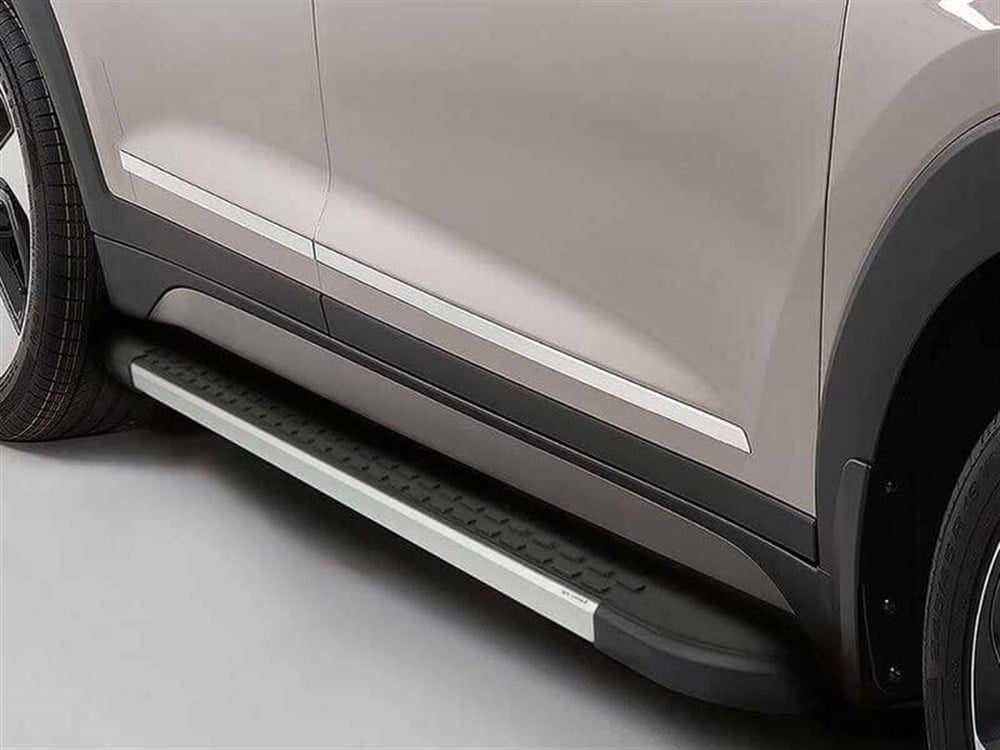 Omsa Line Nissan X-Trail 2014-2022 Nevada Mat Alüminyum Alınlı Yan Basamak