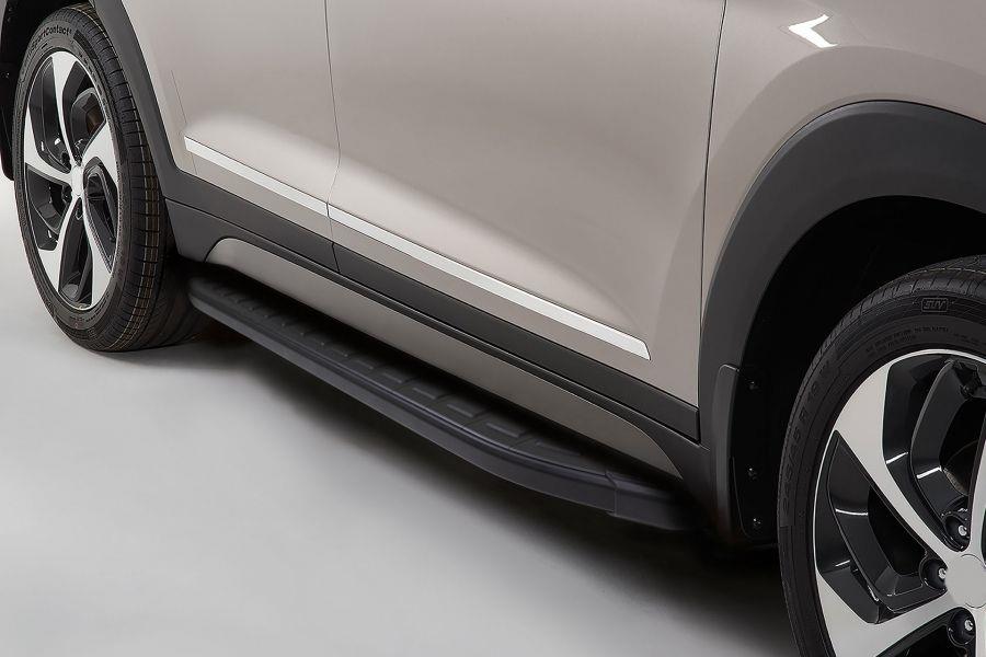 Omsa Line Renault Kangoo 1997-2007 Proside Mat Siyah Alüminyum Alınlı Yan Basamak