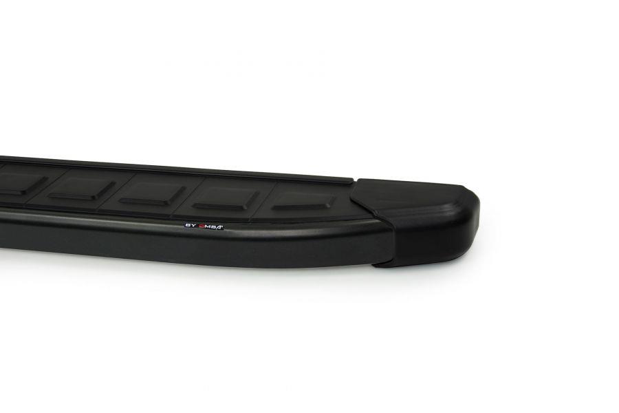 Omsa Line VW T4 Transporter 1995-2003 Kısa Şasi Proside Mat Siyah Alüminyum Alınlı Yan Basamak