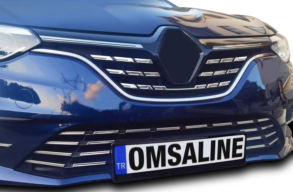 Renault Megane 4 HB Krom Ön Panjur 5 Parça 2021 ve Sonrası