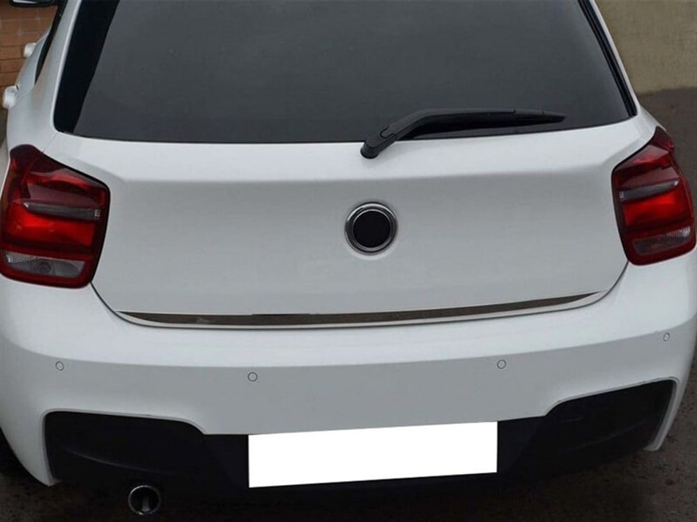 WOC Chrome Bmw 1 F20 Krom Bagaj Alt Çıta 2011-2015 Paslanmaz Çelik