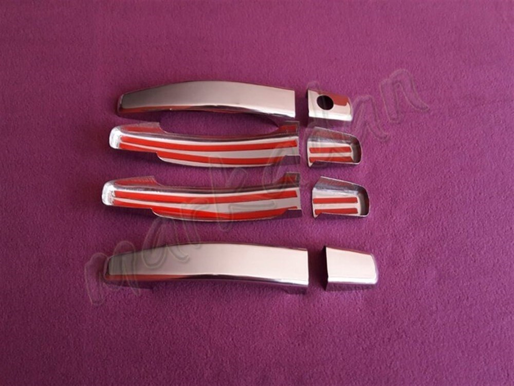 WOC Chrome Chevrolet Captiva Krom Kapı Kolu 2006-2018 4 Kapı Paslanmaz Çelik