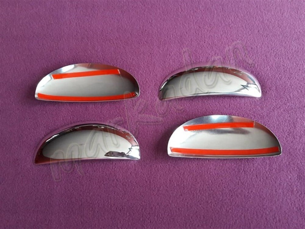 WOC Chrome Citroen C1 Krom Kapı Kolu 2005-2022 4 Kapı Paslanmaz Çelik