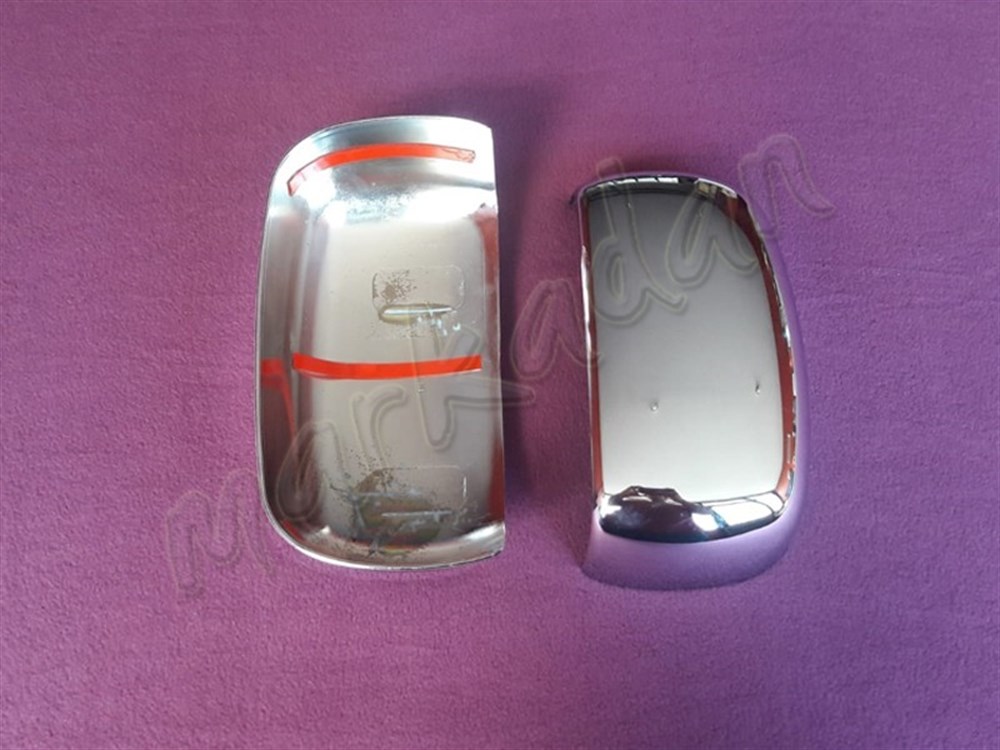 WOC Chrome Fiat Doblo Krom Ayna Kapağı 2000-2012 2 Parça Abs Krom
