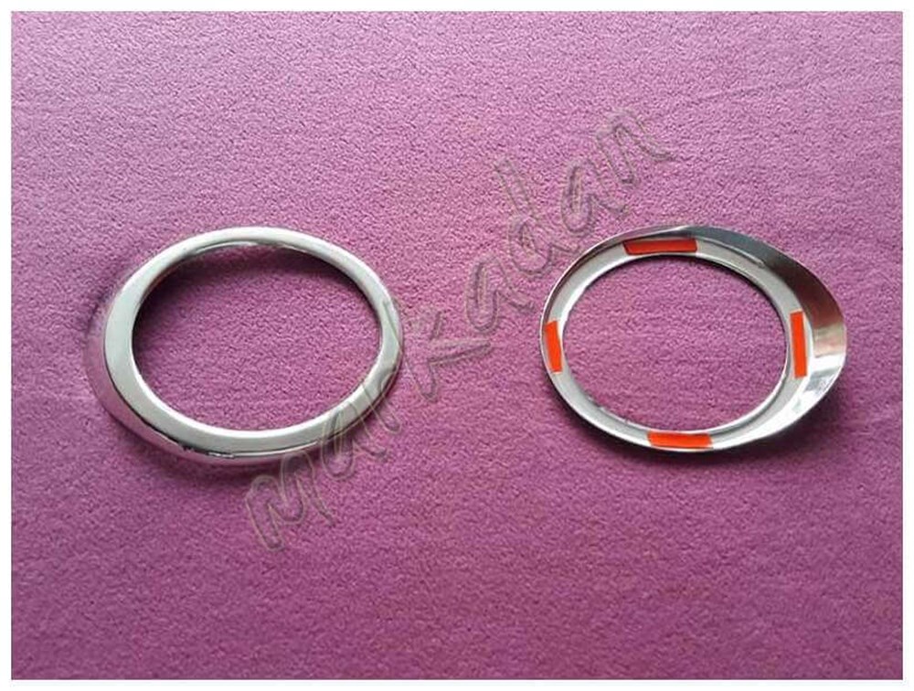 WOC Chrome Fiat Doblo Krom Sis Farı Çerçevesi 2006-2012 2 Parça Paslanmaz Çelik