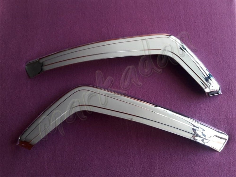 WOC Chrome Fiat Doblo Ön Tampon Kaşı 2010-2015 2 Parça Abs Krom