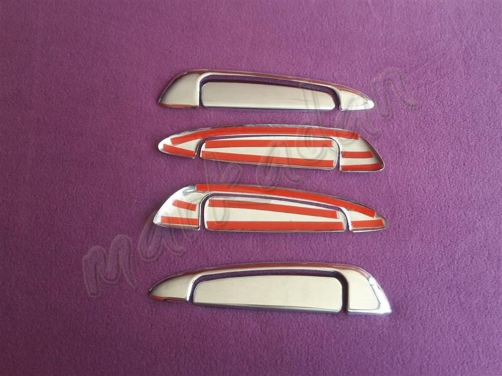 WOC Chrome Fiat Linea Krom Kapı Kolu 2006-2018 4 Kapı 8 Parça Paslanmaz Çelik
