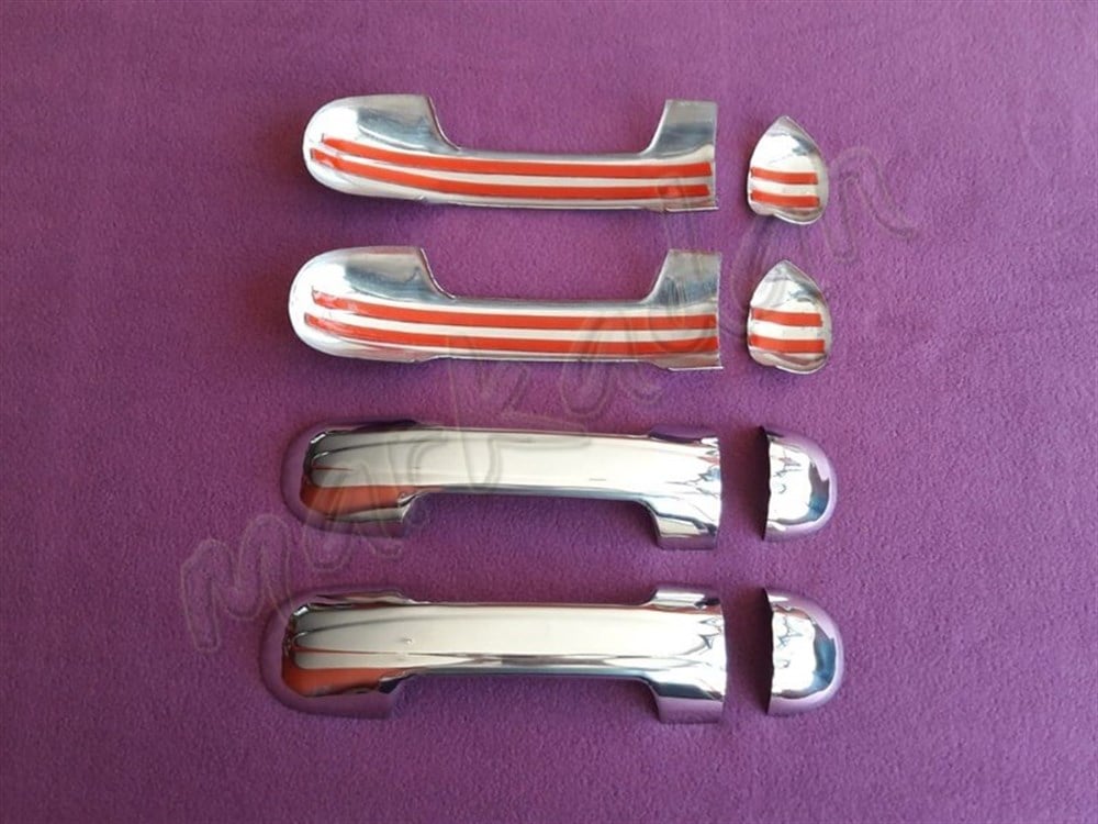 WOC Chrome Ford Connect Krom Kapı Kolu 2002-2014 4 Kapı Paslanmaz Çelik