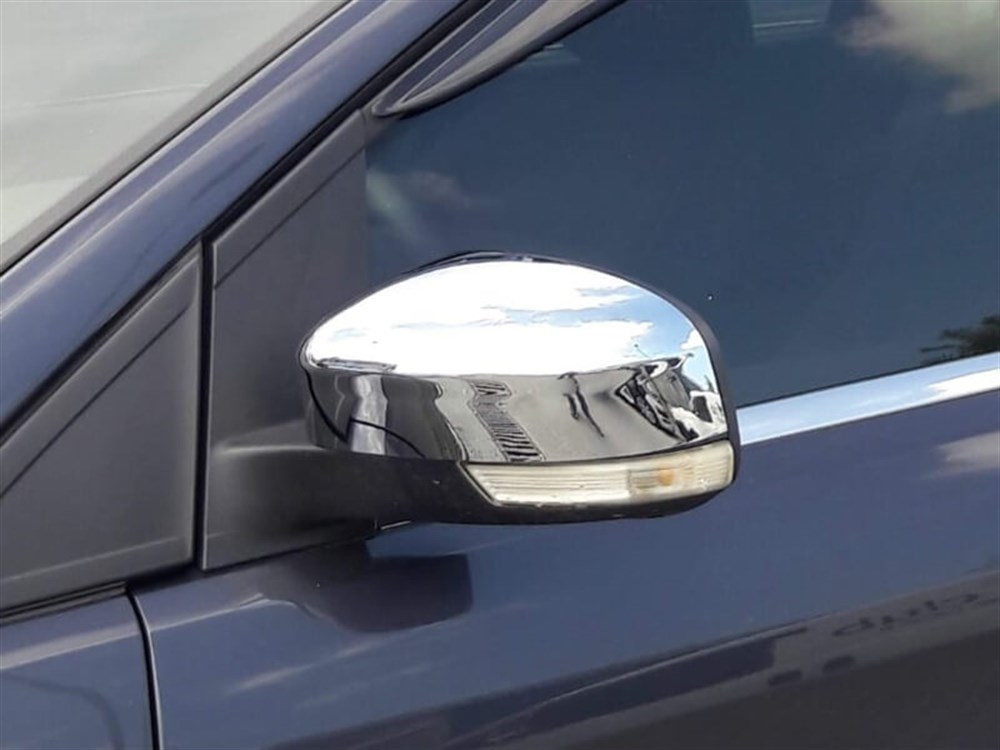 WOC Chrome Ford Focus Krom Ayna Kapağı 2011-2018 2 Parça ABS Krom