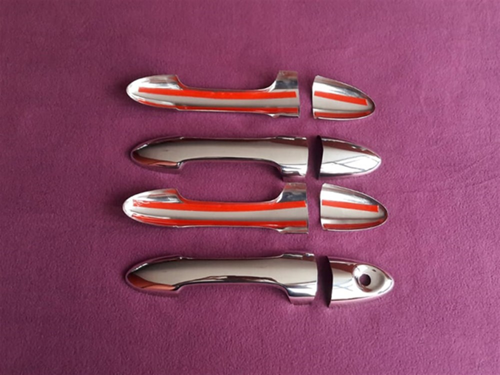 WOC Chrome Ford Focus HB Krom Kapı Kolu 1998-2005 4 Kapı Paslanmaz Çelik