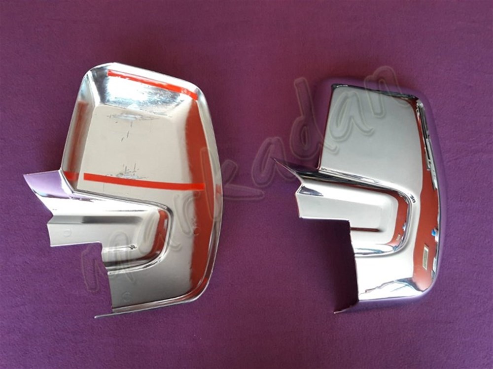 WOC Chrome Ford Tourneo Custom Krom Ayna Kapağı 2012-2023 2 Parça Abs Krom