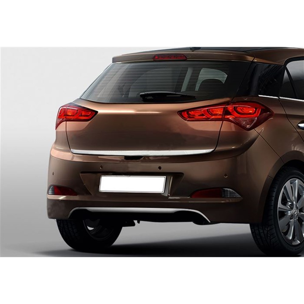 WOC Chrome Hyundai i20 Krom Bagaj Alt Çıta 2014-2017 Paslanmaz Çelik