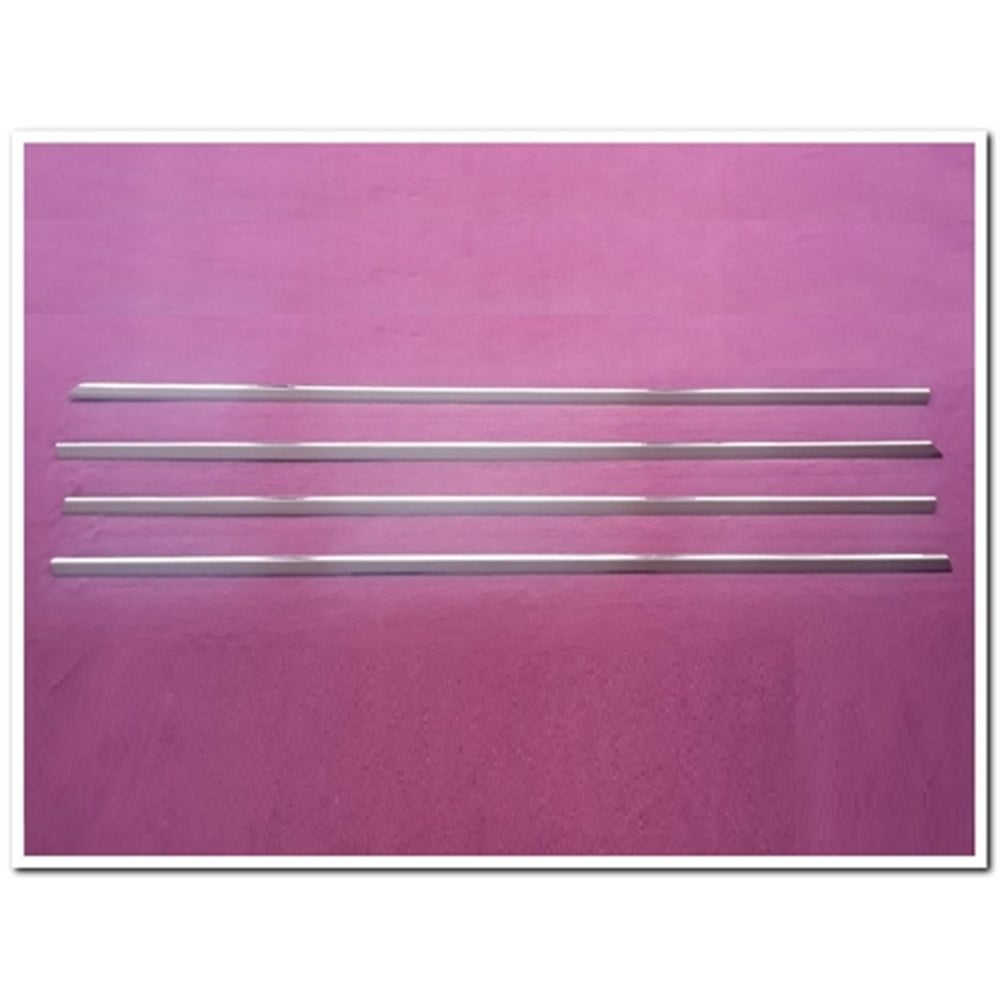 WOC Chrome Mercedes C W204 Krom Cam Çıtası 2007-2014 4 Parça Paslanmaz Çelik