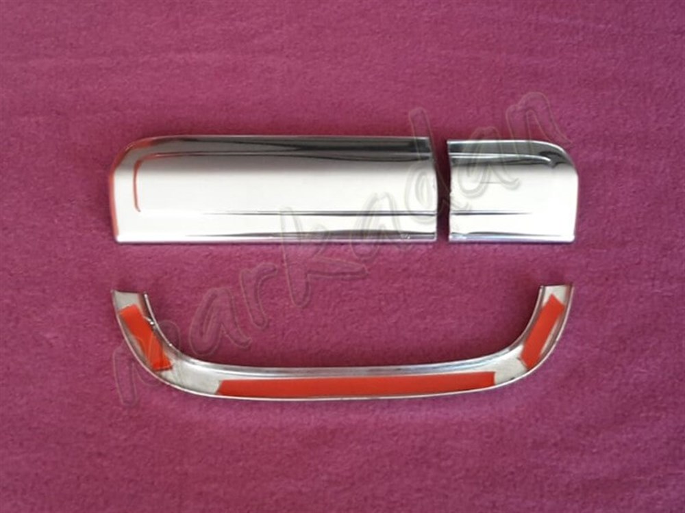 WOC Chrome Mercedes Vito Krom Bagaj Açma 2004-2014 3 Parça Paslanmaz Çelik