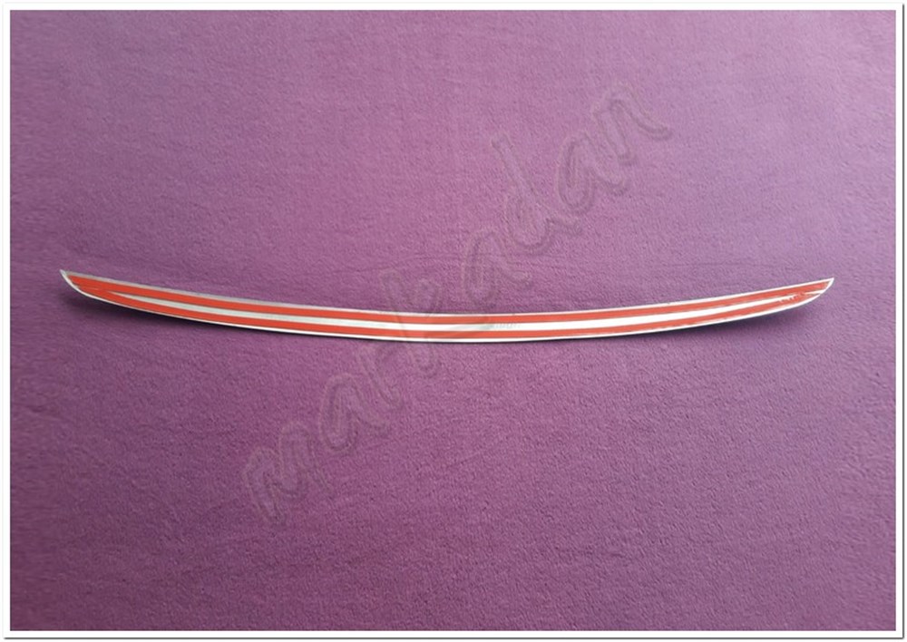 WOC Chrome Opel Corsa D Krom Bagaj Alt Çıta 2006-2015 Paslanmaz Çelik