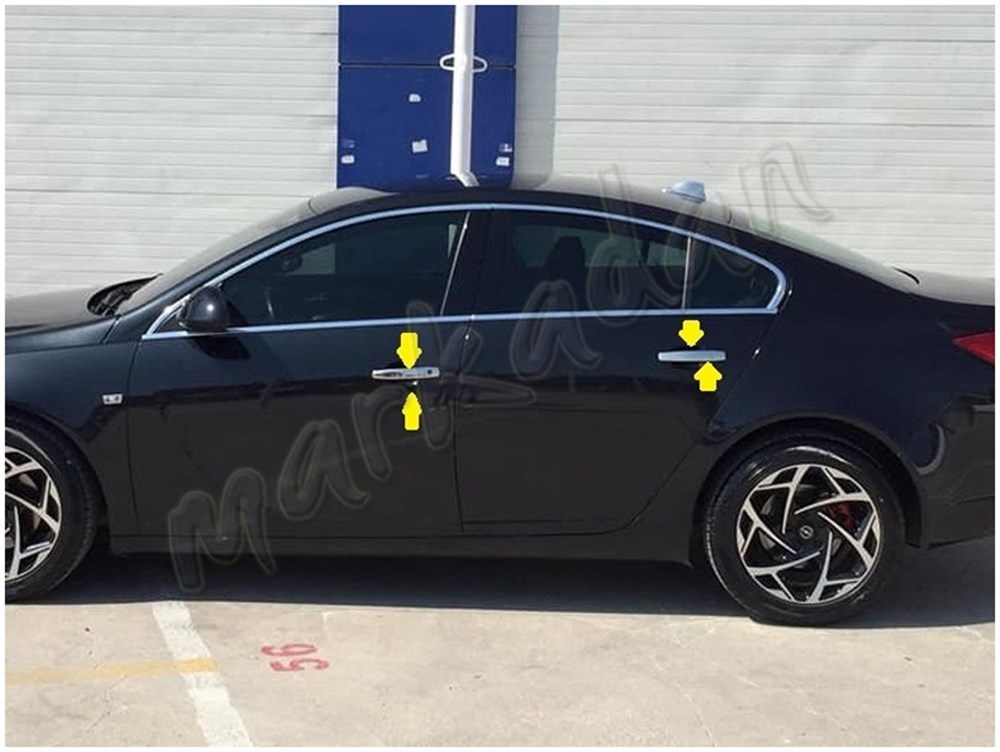 WOC Chrome Opel İnsignia Krom Kapı Kolu 2009 Sonrası 4 Kapı Paslanmaz Çelik