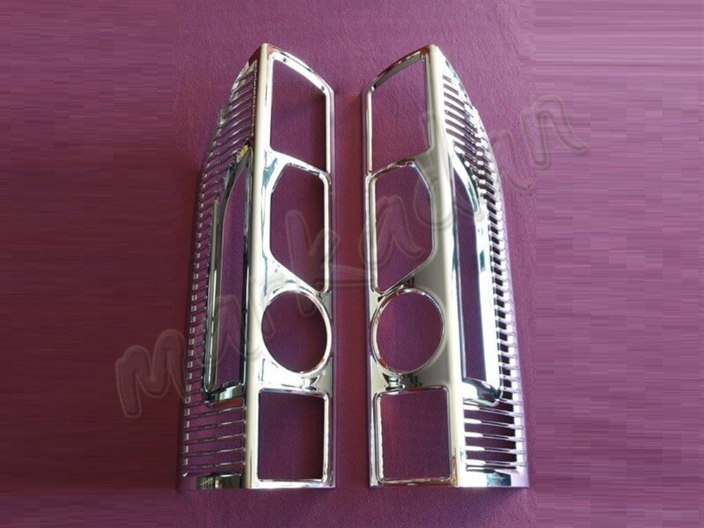 WOC Chrome Peugeot Boxer Krom Stop Çerçevesi 2006-2014 2 Parça Abs Krom