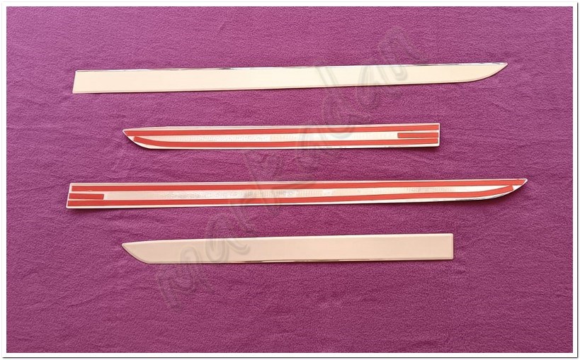 WOC Chrome Peugeot Rifter Krom Yan Kapı Çıtası 2019 Sonrası 4 Parça Paslanmaz Çelik