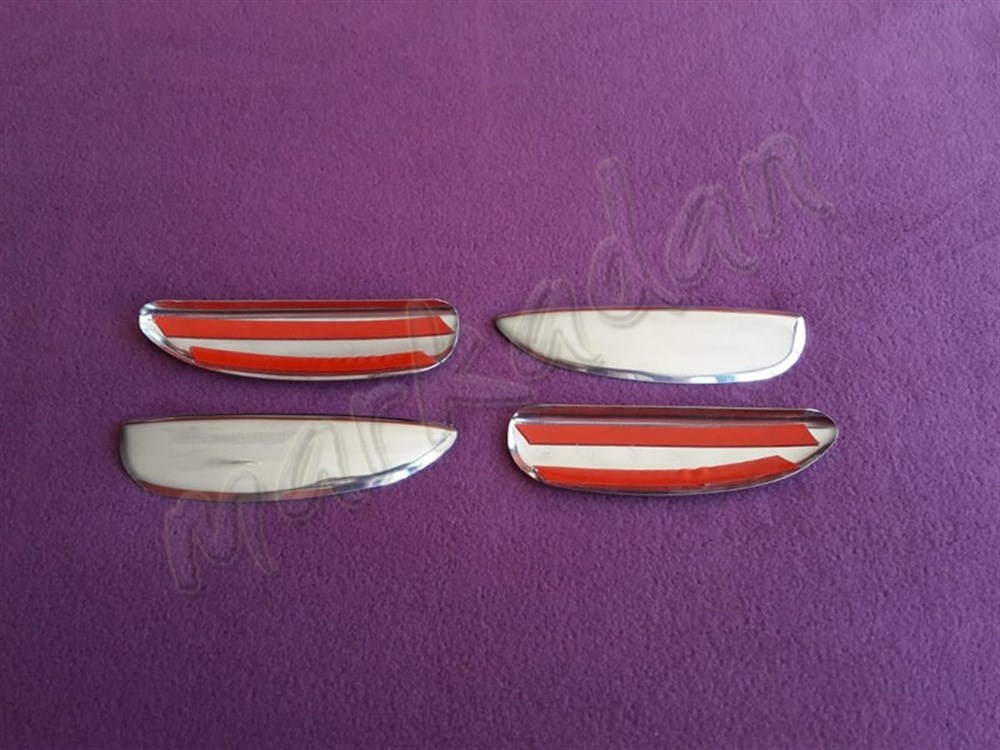 WOC Chrome Renault Clio 2 Krom Kapı Kolu 1999-2009 4 Kapı Paslanmaz Çelik