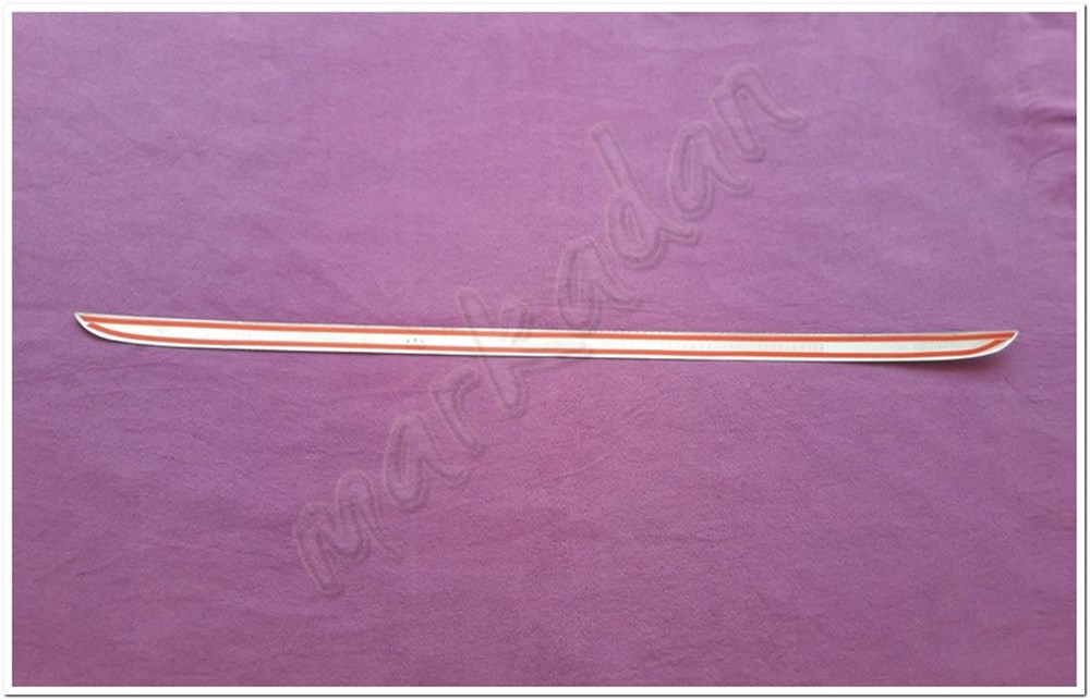 WOC Chrome Renault Clio 4 HB Krom Bagaj Alt Çıta 2012-2020 Paslanmaz Çelik