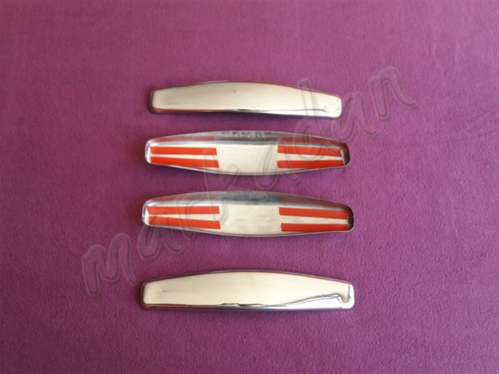 WOC Chrome Renault Clio Symbol Krom Kapı Kolu 2009-2012 4 Kapı Paslanmaz Çelik
