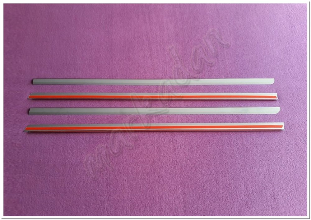 WOC Chrome Renault Clio Symbol Krom Cam Çıtası 1999-2009 4 Parça Paslanmaz Çelik